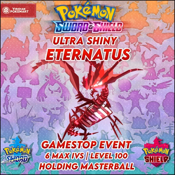 Pokemon Sword and Shield: Get a Free Shiny Eternatus at GameStop