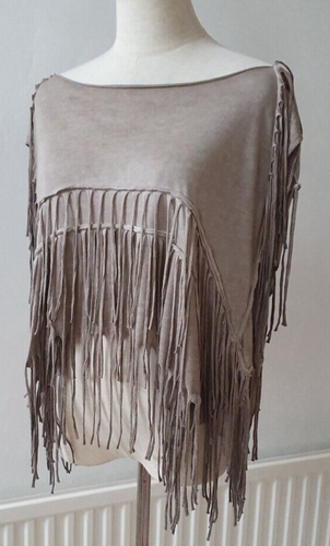 *GORGEOUS* ALL SAINTS *CAPRI* FRINGED TOP, 50% COTTON 50% MODAL UK10, US6, EU38 - Bild 16 von 21