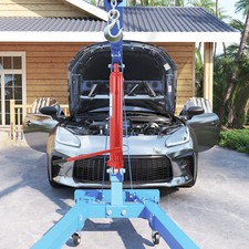 12ton Hydraulic Long Ram Jack 500mm Manual Cherry Picker Engine Hoist Cylinder