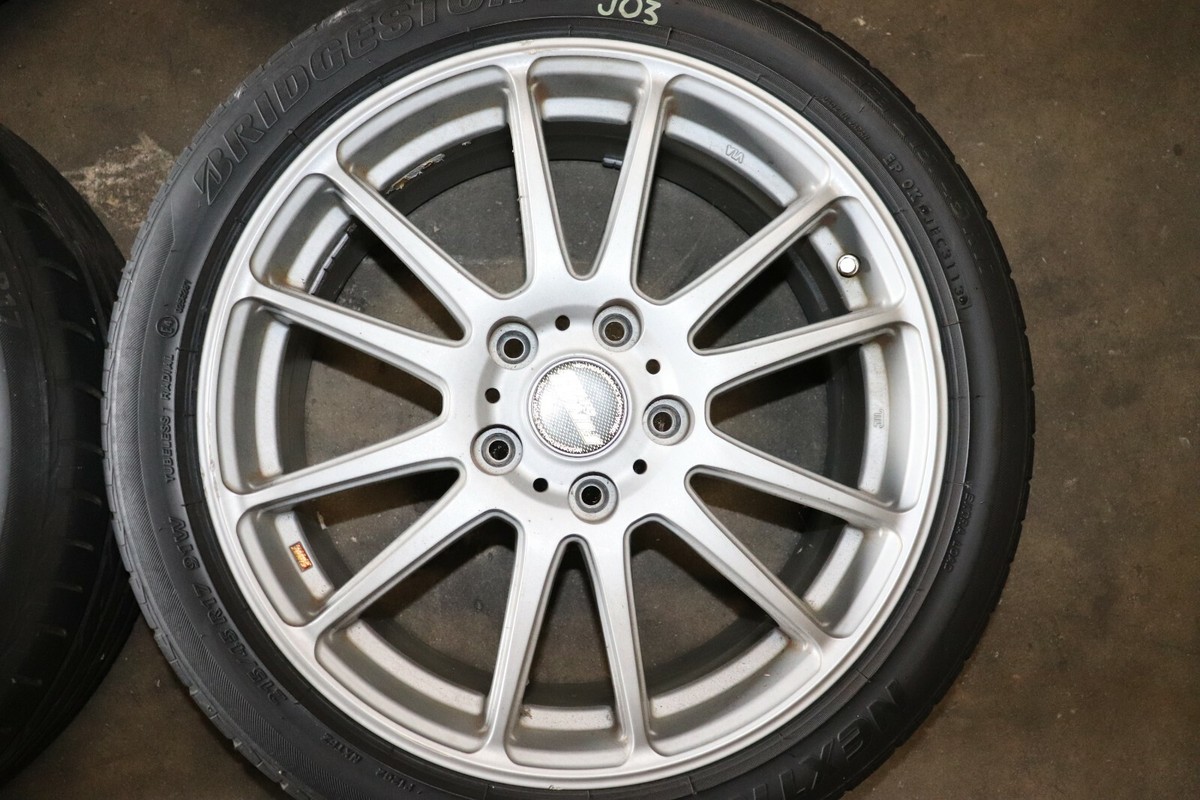 JDM A-TECH Final Speed AfterMarket Wheels 17x7 ET +53 5x114.3 Rims