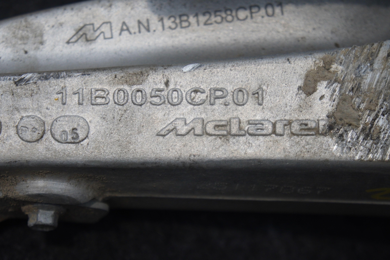 Front Suspension Right Lower Control Arm 13B1258CP OEM McLaren 570S 2018