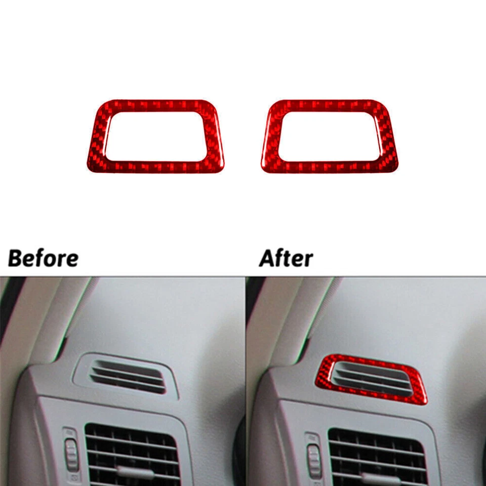 Kit de 50 piezas de cubierta de fibra de carbono roja para LEXUS RX330 2004-2006 RX350 2006-2009 Foto 3 de 4