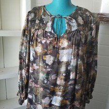 Anthropologie Blair metallic dress NWT shimmer long sleeve S