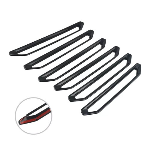 6Pcs Car Roof Luggage Rack Strip Plate Cover Trim Decoration for Jetour for T2 - Picture 10 of 13