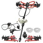 Front Rear Drive Cv Axle kit Swing Arm Shock Suspension Assembly 4Dw Go kart Atv
