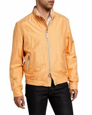 $4995 STEFANO RICCI Orange Lightweight Silk B...