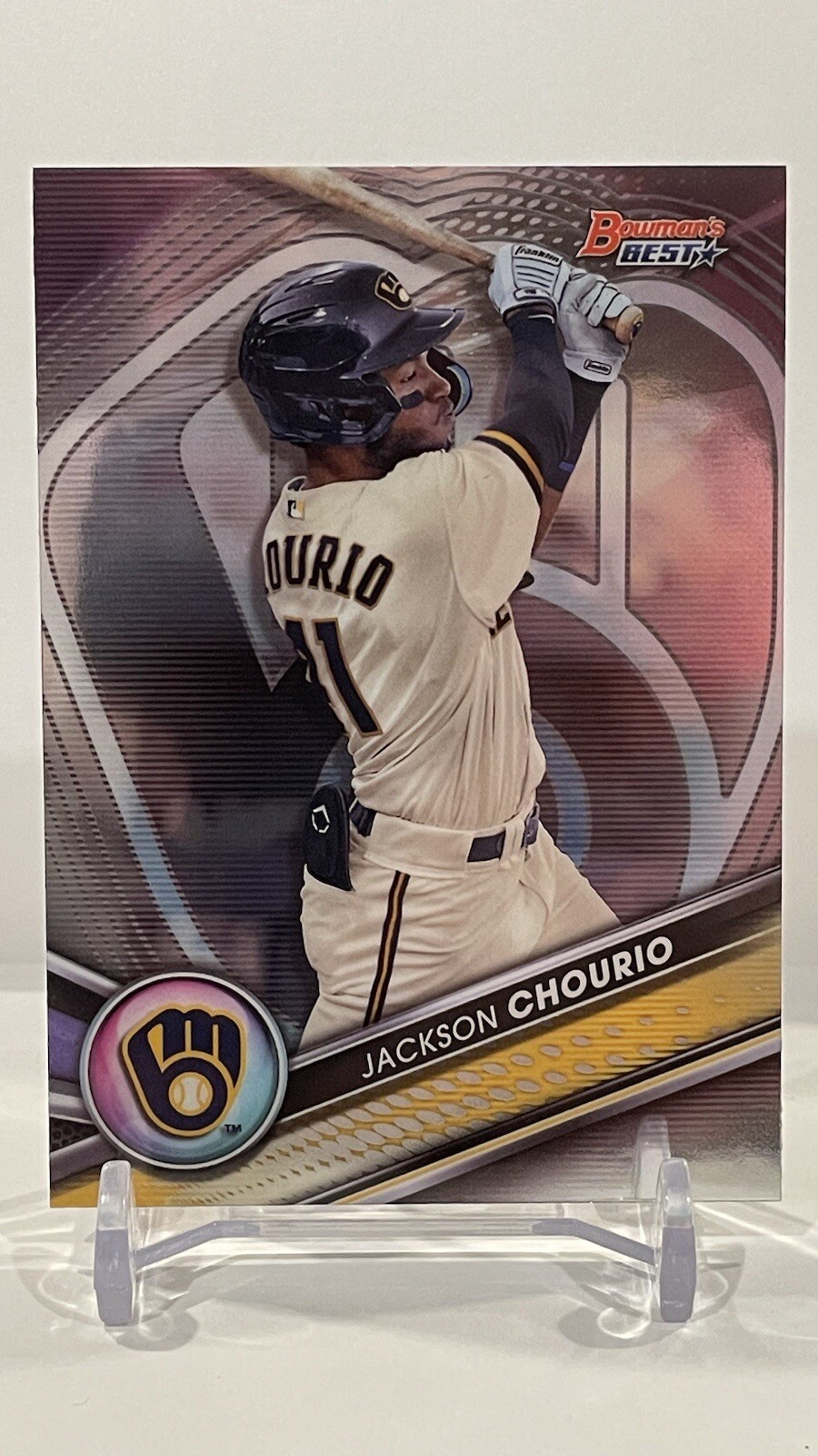 2022 Bowman's Best Jackson Chourio Top Prospect #TP-19 Brewers