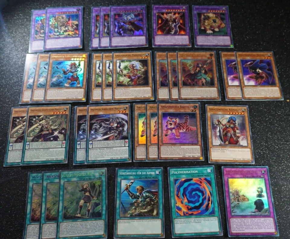 Yugioh AMAZONISCH Deck Core (32 Karten, Deutsch, Near Mint)!