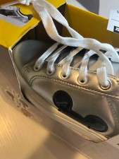 ALDI Disney Mickey Mouse Children's Character Sneaker Shoes, Silver Size 2