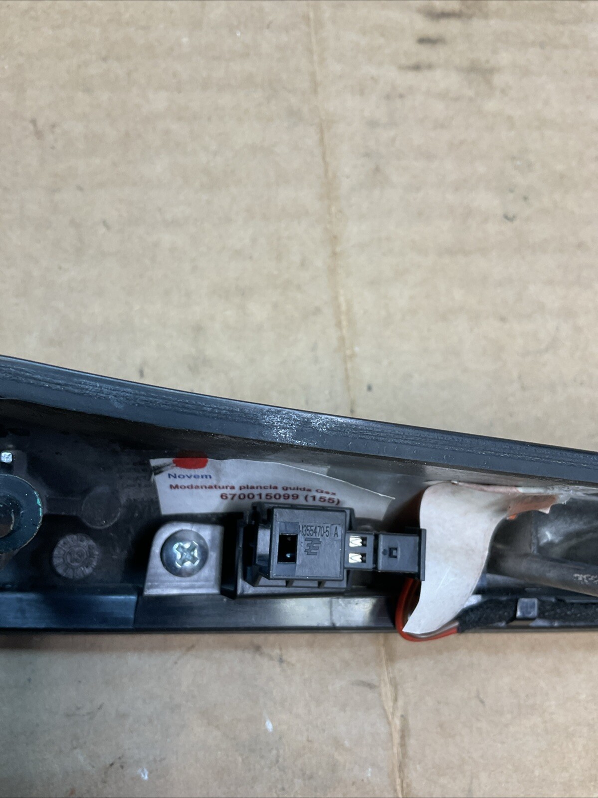 13-16 Maserati Quattroporte Front Left Dashboard Dash Cover Trim Panel Wood OEM