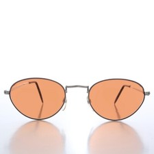 Silver Oval Driving Lens Vintage Sunglasses - Union