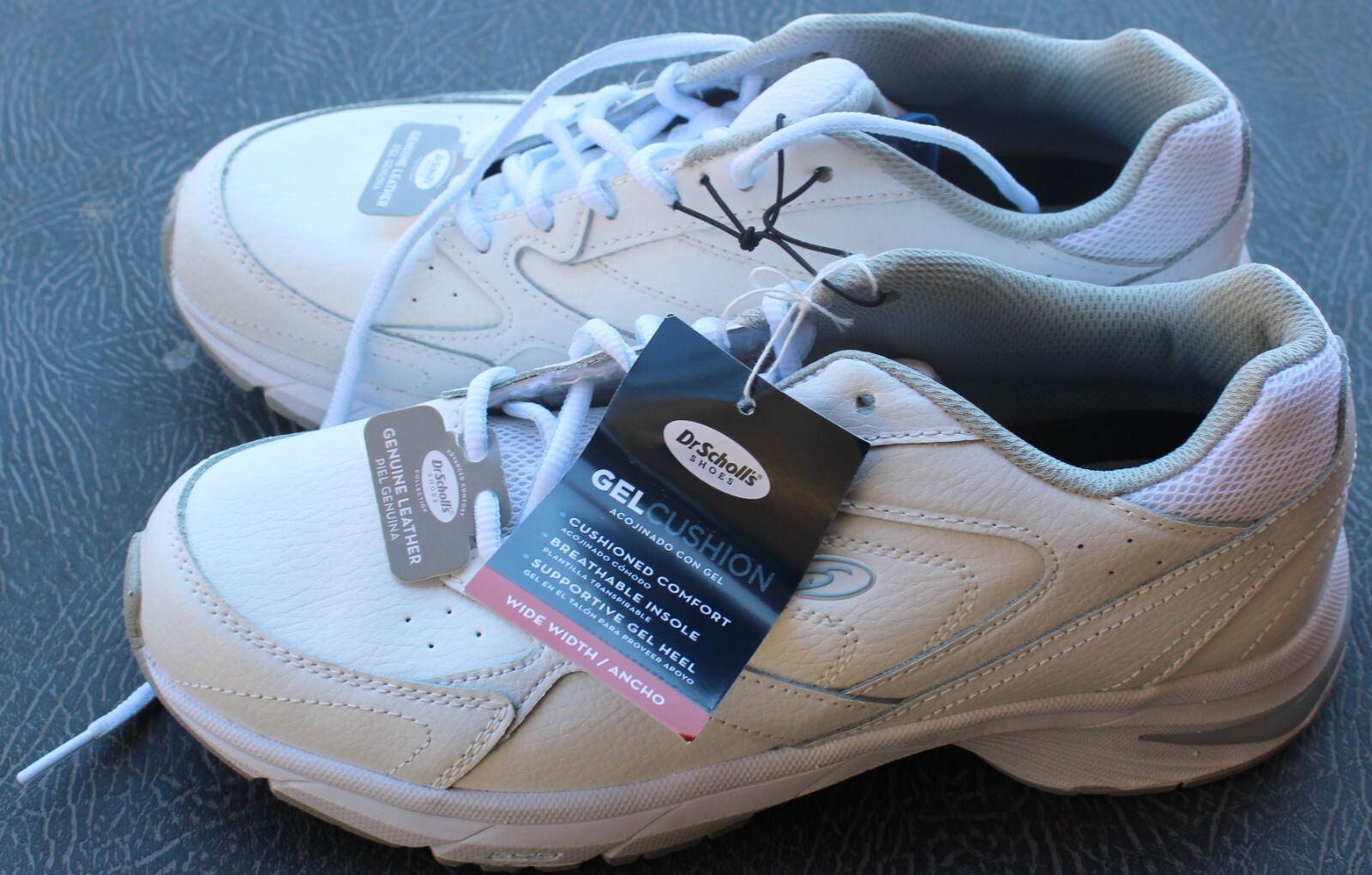 Women's White Sneakers; Dr. Scholl's; Size 9W eBay