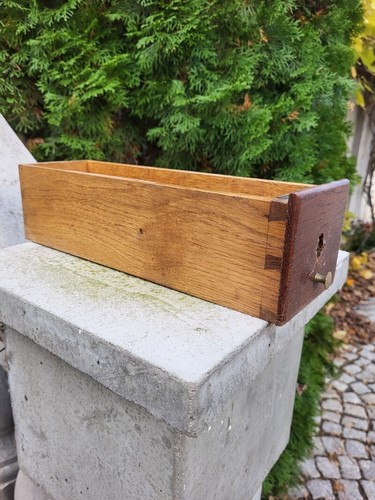 alte Nähmaschinen Schubladen Schublade Schubkasten Holzschublade Holzkiste Schie - Bild 2 von 3
