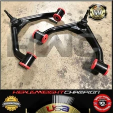 2-4" Lift Kit Tubular Upper Control Arm For 11-19 Chevy Silverado 2500 3500HD BK