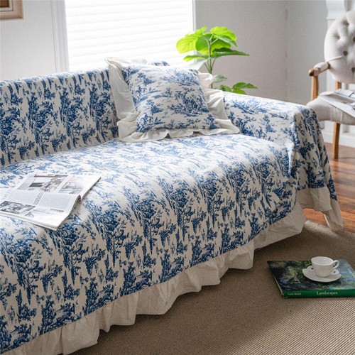 Copridivano Moderno Ruffles Settee Stampato Salotto Divano Coprisedia - Foto 15 di 62