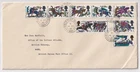 1966 Battle of Hastings FDC GB Used Abroad Wildenrath Germany FPO 993 Cover