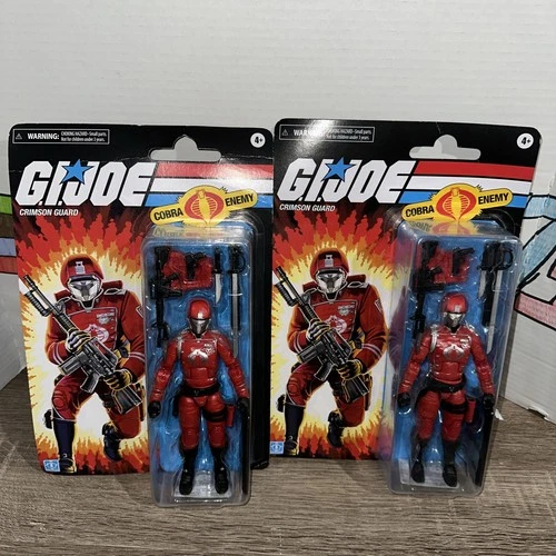 G.I. Joe Classified Retro Card Crimson Guard  Walmart Exclusive  New X 2 Lot