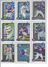 2025 Topps Chrome MiLB Pro Debut Walker Janek, Luis Baez, Walker Jenkins ++