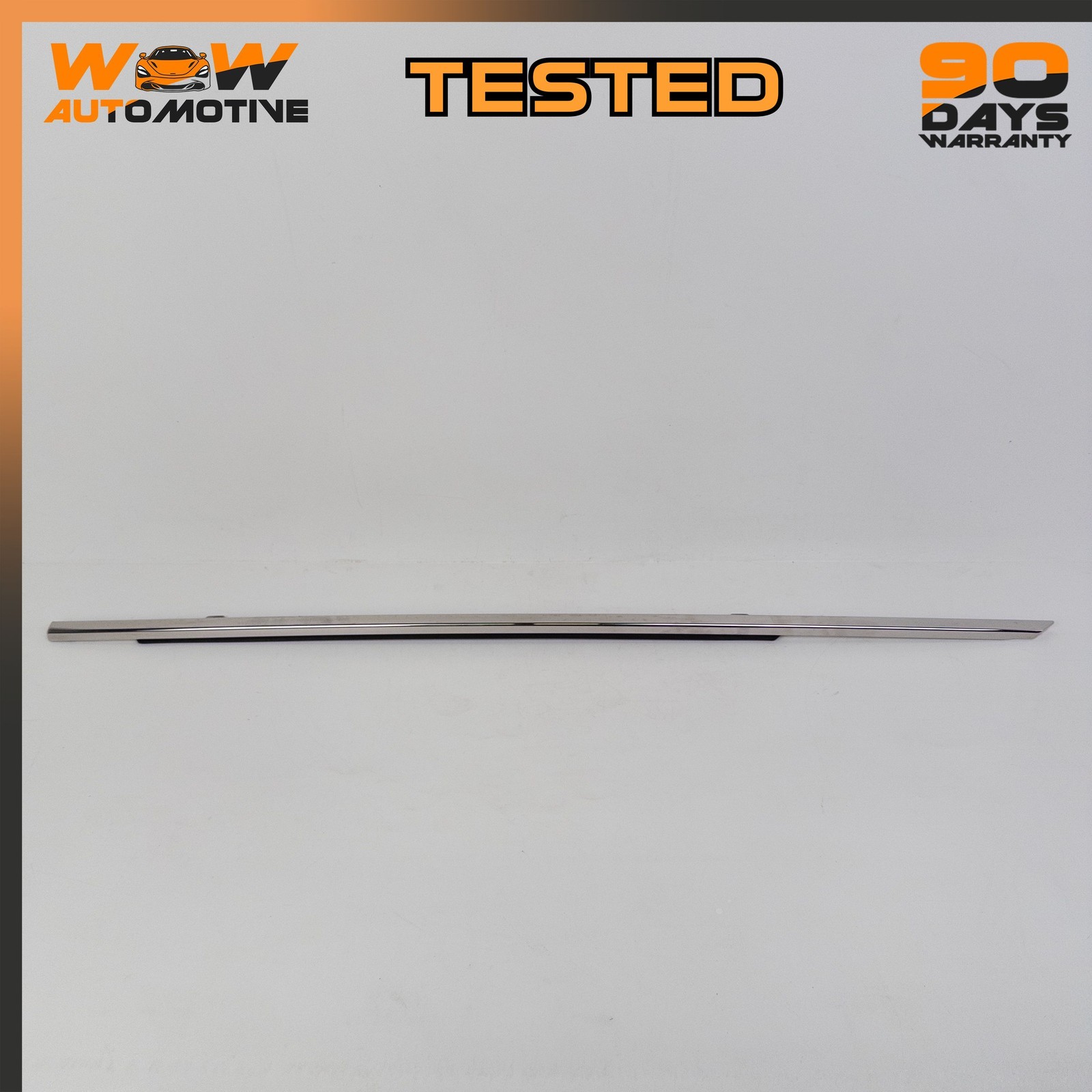 06-13 BENTLEY CONTINENTAL FLYING SPUR SEDAN FRONT LEFT WINDOW MOLDING TRIM OEM