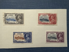 Cyprus 1935 Silver Jubilee of King George V set of 4