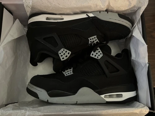 Air Jordan 4 Retro SE Black Canvas Size 10 (Pre-owned)