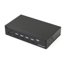 StarTech 4-Port DisplayPort KVM Switch, DP KVM Switch with Built-in USB 3.0 Hub
