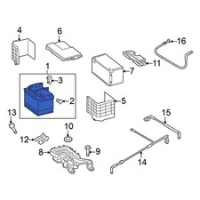 For Volkswagen Golf 2011-2014 Volkswagen 000915089FDSP Vehicle Battery
