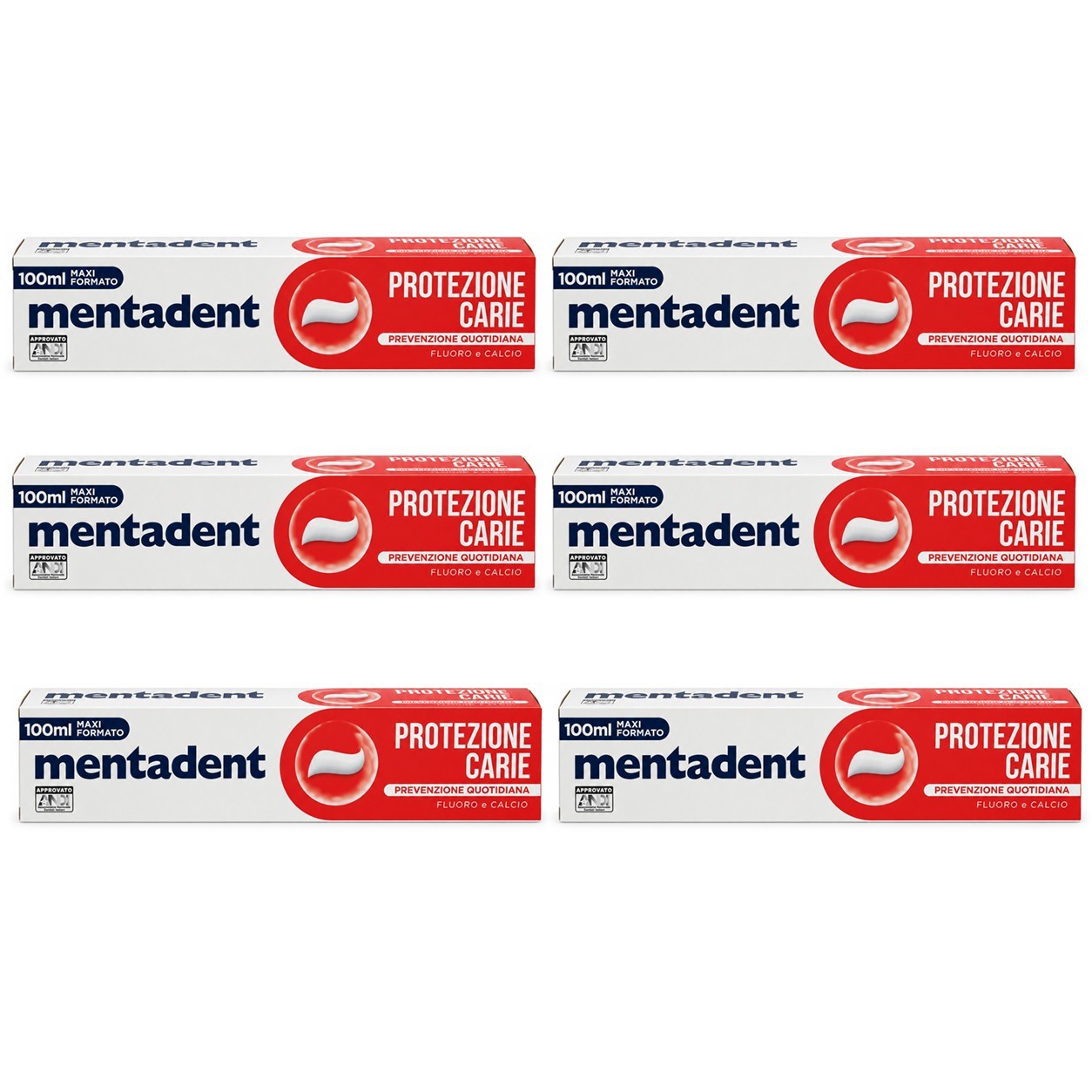 MENTADENT Prevenzione Quotidiana - Dentifricio Protezione Carie 100 ml - Immagine 2