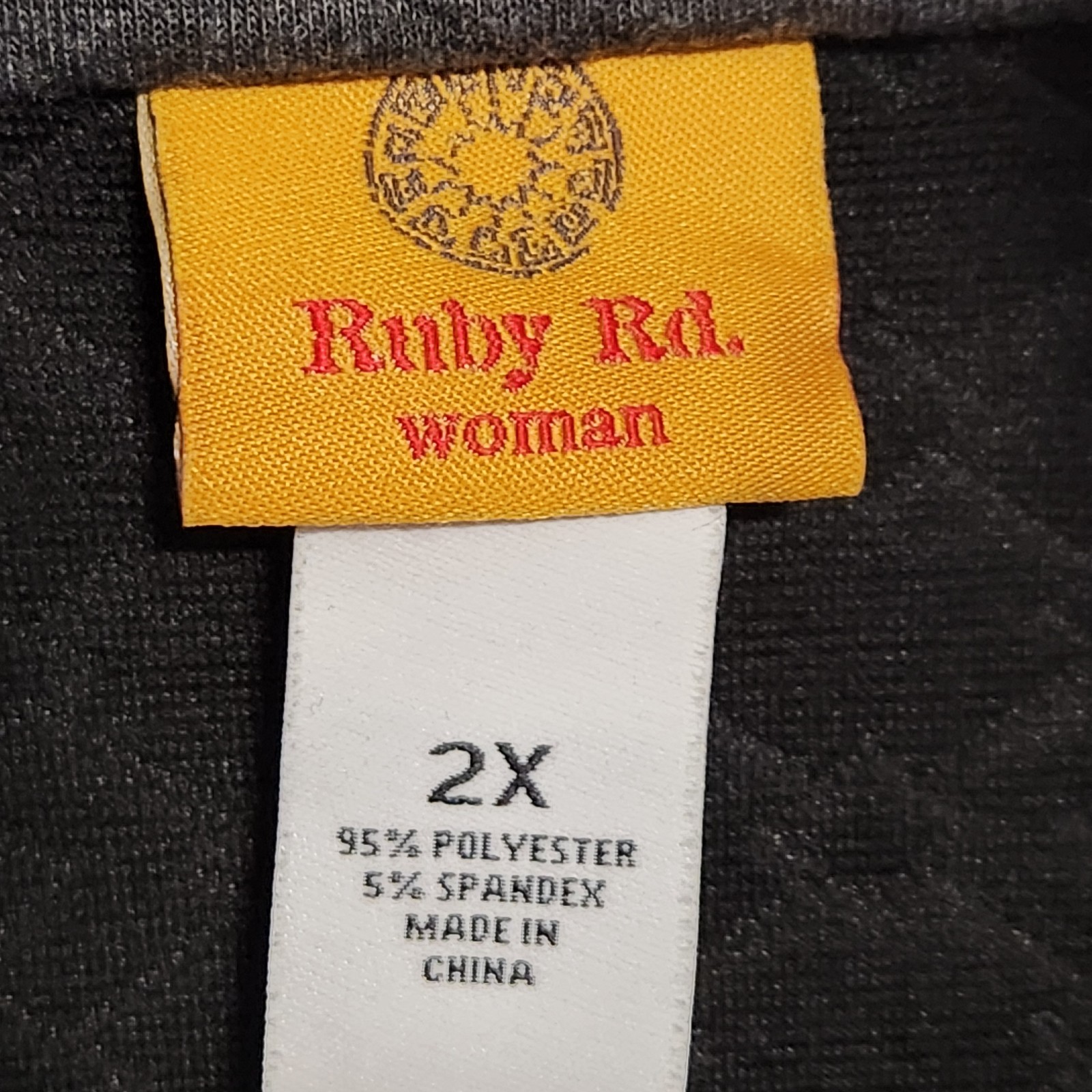 Ruby Rd Quilted Gray Full Zip Jacket Coat Women S… - image 10