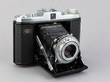 Zeiss Ikon Nettar Folding Camera Novar Anastigmat 75mm f/4.5 Pronto  Case
