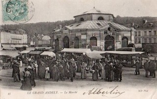 27 CPA ANIMEE 1905 LE GRAND ANDELY LE MARCHE