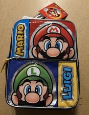 Nintendo Super Mario  Luigi Lunch Bag Tote - Mario and Luigi - NWT