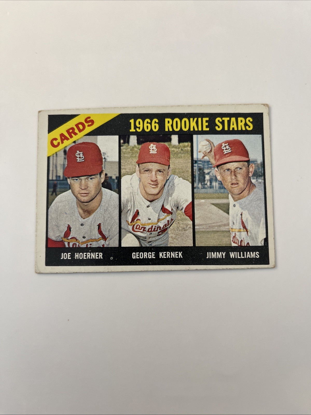 1966 Topps High #Jimy Williams, Joe Hoerner, George Kernek #544 (RC)