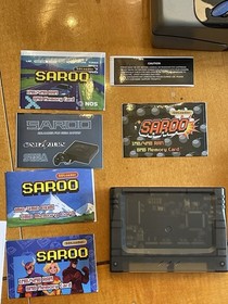 Japanese Sega Saturn In Box With SAROO ODE 64GB SD.  Great for new Saturn Fans!