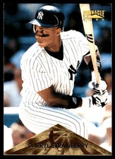 Darryl Strawberry 1996 Pinnacle #43 Yankees MLB READ FREE SHIPPING AutographDen