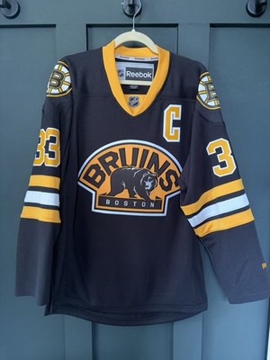 Reebok Boston Bruins Chara #33 black/yellow NHL hockey jersey - size S, NWOT