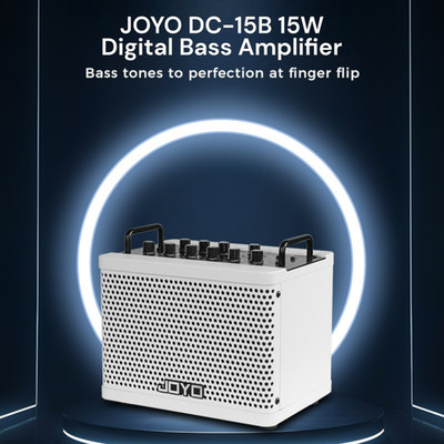 Joyo DC15B 15W Portable Amp w/ Built-In Effects & Drum Machine for Bass Guitar