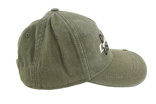 DIESEL C-Stone Men Cap 2 Baseball D-Rill Usion Embroidered Green Cotton RRP€70 - Picture 4 of 14