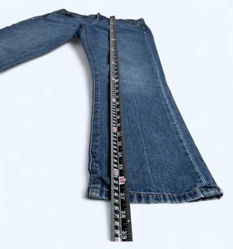 Jeans LAUREN RALPH LAUREN Premium Vintage Mujer Azul Denim EE. UU. 8 UK 12 Rectos - Imagen 11 de 11