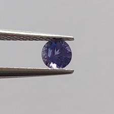 loose AA Tanzanite gemstone, Round shape, 4.75x4.75mm, Brilliant cut, 0.35carat