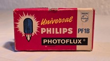 13x Philips Photoflux PF1B Blitzbirnen | Vintage Konvolut | OVP & Anleitung