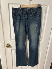 American Eagle Womens Artist Jeans 8 Long Low...