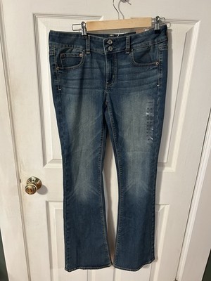 American Eagle Womens Artist Jeans 8 Long Low Rise Stretch NWT