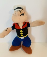 Popeye The Sailor Plush Doll Play by Play 1992 Stuffed Toy 9"