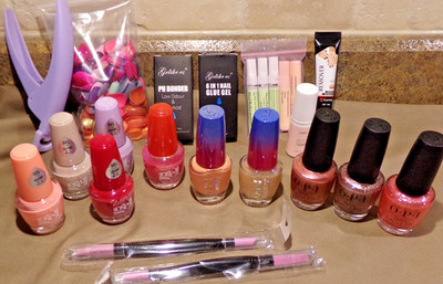 NEW!  Nail polish, supplies, glue, cuticle needs, press on, clipper, OPI & more!