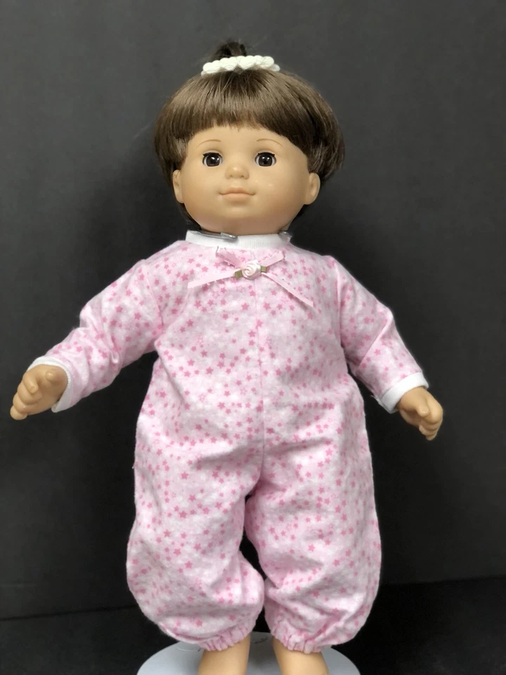 Ropa para Muñeca Bebé Hecho 2 Ajustes American Girl 15" Bitty Girl Twins Pijama Rosa Foto 3 de 4