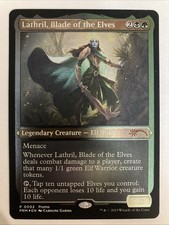 MTG Lathril, Blade of the Elves Unique & Misc. Promos 0002 Foil - Promo -nm