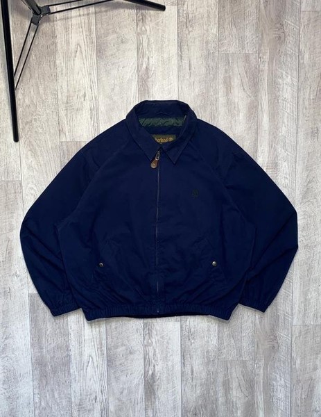 Men Timberland Jacket Black Cotton L