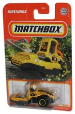 Matchbox Road Roller (2021) Mattel Yellow Construction Toy 4/100