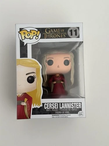 Funko POP Game of Thrones Vinyl Figure CERSEI LANNISTER 11 NIB Red Dress Vaulted